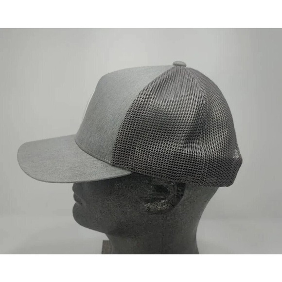 Nixon Men's Trucker Hat adjustable Gray w/White Embroider Logo OSFM Acrylic/Wool - Picture 2 of 9